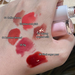 6 Colors Lip Glaze Glossy Moisturizing Long-lasting Brightening for Women