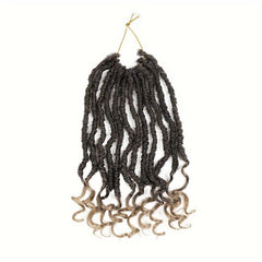 Goddess Dreadlock Curly Crochet Hair Straight Faux Locs