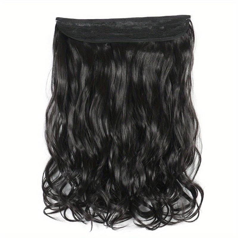 Long Wavy Hair Extensions Invisible Wire Hairpiece