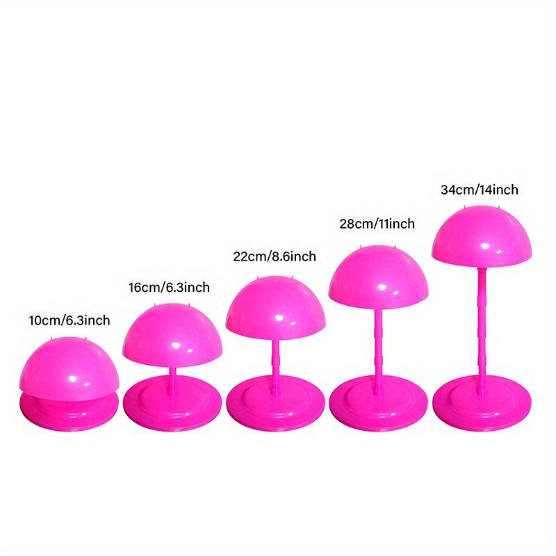 Adjustable Wig & Hat Display Stand - Professional Use