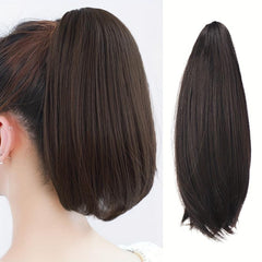 Synthetic Ponytail Extension Claw Clip Straight Hair for Women