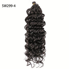 Long Curly Synthetic Crochet Hair Extensions Natural Look