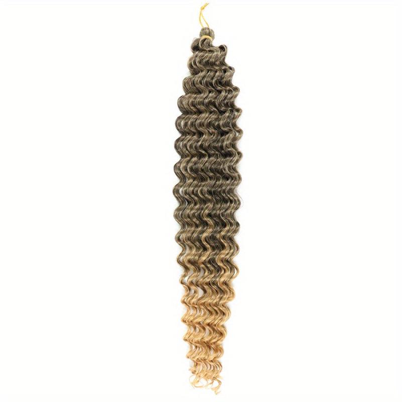 8 Cm Deep Wave Crochet Hair Extensions Ocean Wavy Braiding Hair