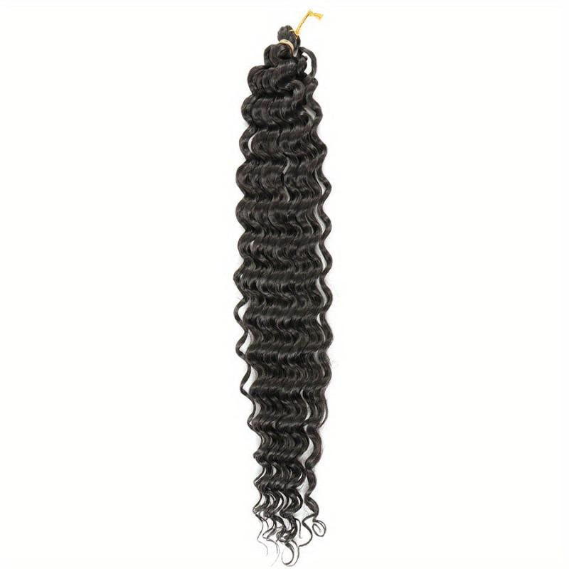 8 Cm Deep Wave Crochet Hair Extensions Ocean Wavy Braiding Hair
