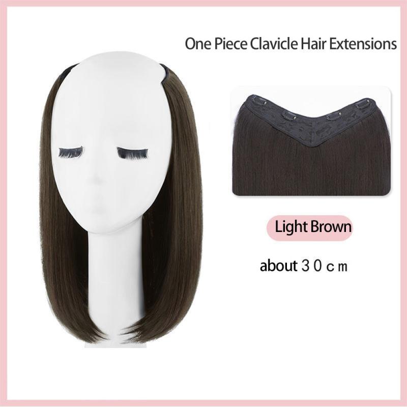 Invisible Clip In Hair Pad Hair Extension Synthetic Wig
