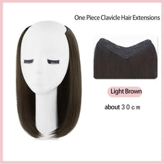 Invisible Clip In Hair Pad Hair Extension Synthetic Wig