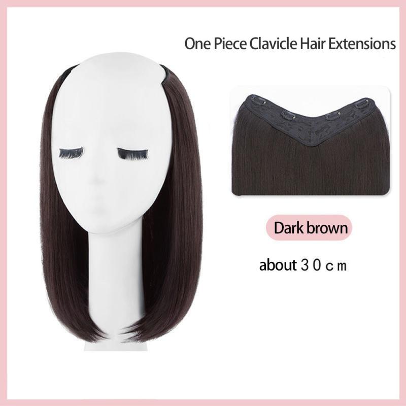Invisible Clip In Hair Pad Hair Extension Synthetic Wig
