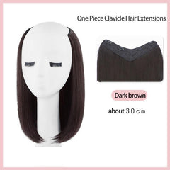 Invisible Clip In Hair Pad Hair Extension Synthetic Wig