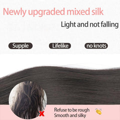 Invisible Clip In Hair Pad Hair Extension Synthetic Wig