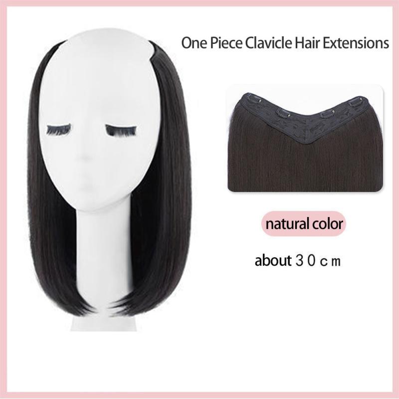 Invisible Clip In Hair Pad Hair Extension Synthetic Wig