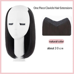 Invisible Clip In Hair Pad Hair Extension Synthetic Wig