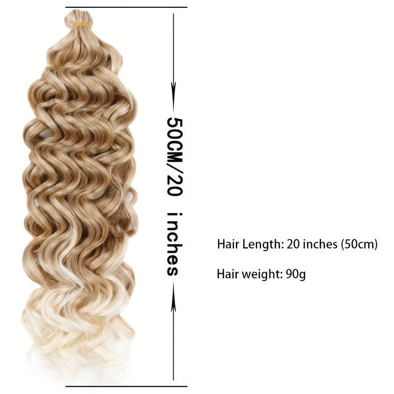 Long Curly Hair Synthetic Crochet Hair Extensions Natural Look
