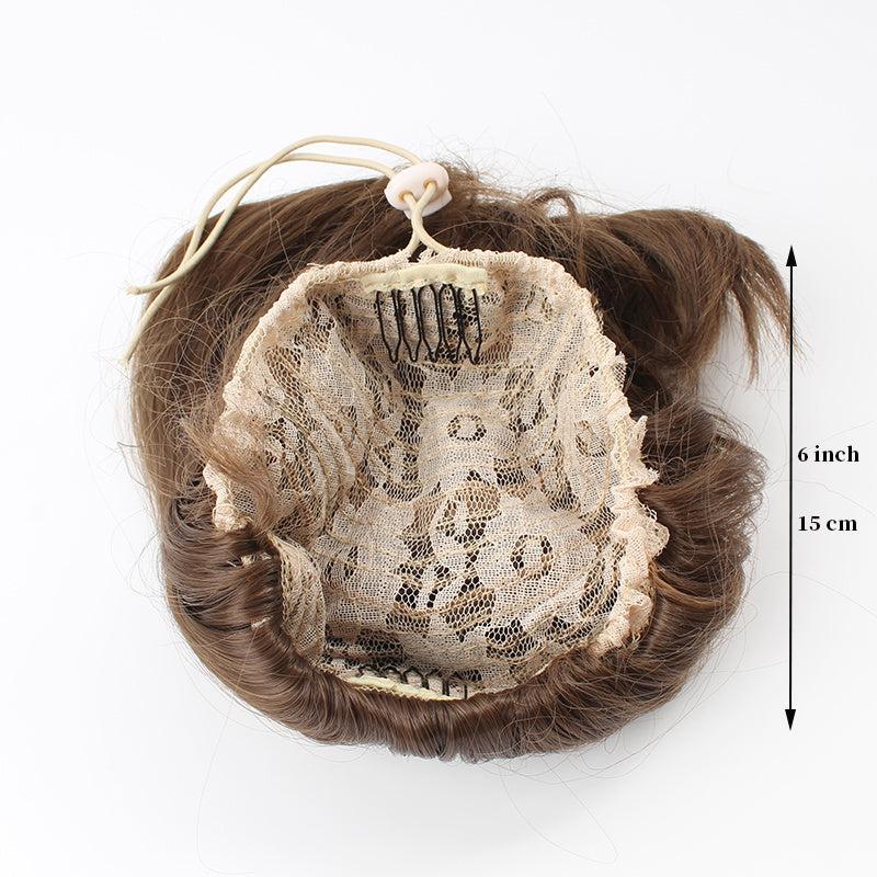 Synthetic Clip In Hair Extensions with Ponytail