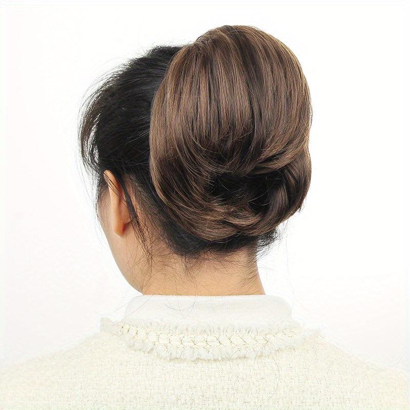 Synthetic Clip In Hair Extensions with Ponytail