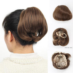 Synthetic Clip In Hair Extensions with Ponytail