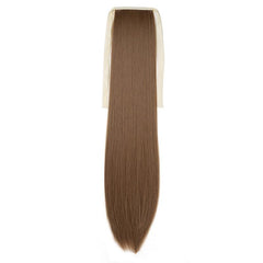 Bandage Ponytail Clip In Synthetic Hair Extension Wrap Around Straight Ponytail