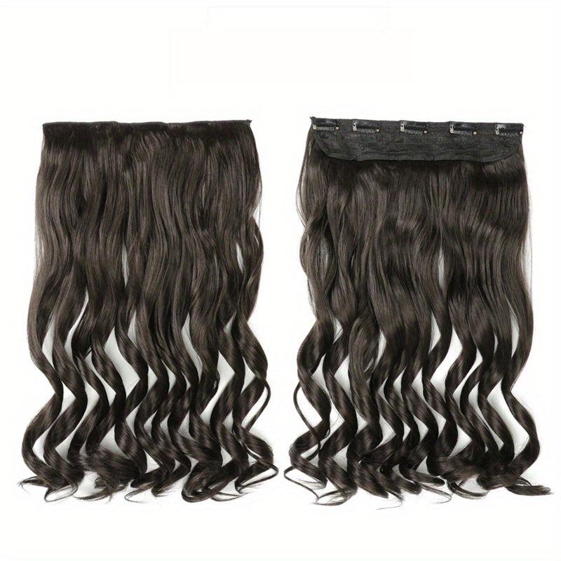 Long Curly Wave Clip-In Synthetic Hair Extensions for Women