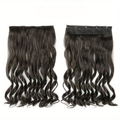 Long Curly Wave Clip-In Synthetic Hair Extensions for Women