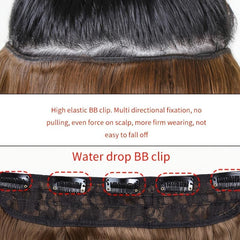 Long Curly Wave Clip-In Synthetic Hair Extensions for Women