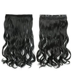 Long Curly Wave Clip-In Synthetic Hair Extensions for Women