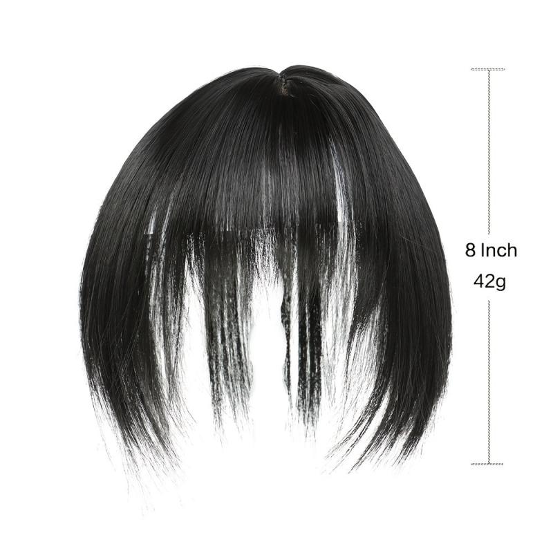 Clip In Bangs Synthetic Hair Clip On Air Fringe Hairpiece