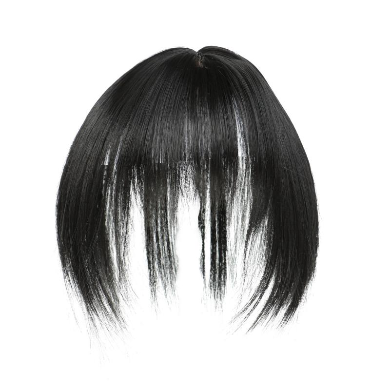 Clip In Bangs Synthetic Hair Clip On Air Fringe Hairpiece