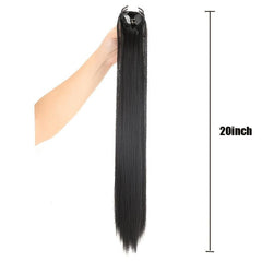 Synthetic Claw Clip On Ponytail Hair Extension for Women