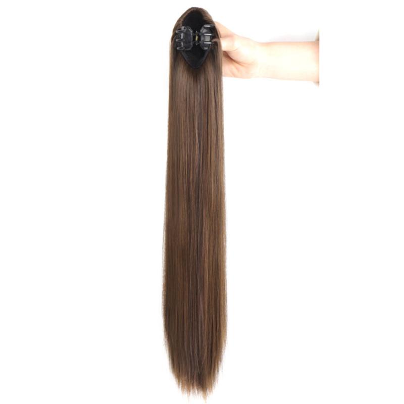 Synthetic Claw Clip On Ponytail Hair Extension for Women