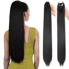 Synthetic Claw Clip On Ponytail Hair Extension for Women