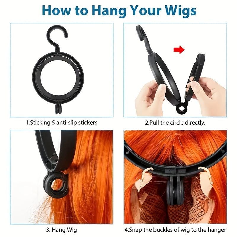 Portable Wig Storage Rack - Wigs Hanging Holder