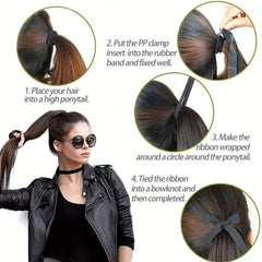 High Temp Synthetic Ponytail Extension Hairpiece for Women