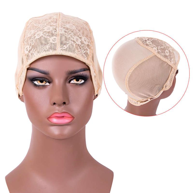 Adjustable Wig Cap with Elastic Band and Straps S M L XL