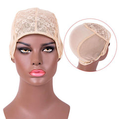 Adjustable Wig Cap with Elastic Band and Straps S M L XL