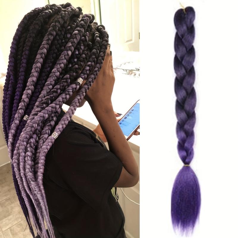 Ombre Braiding Hair 66 04cm Pre Stretched High Temperature