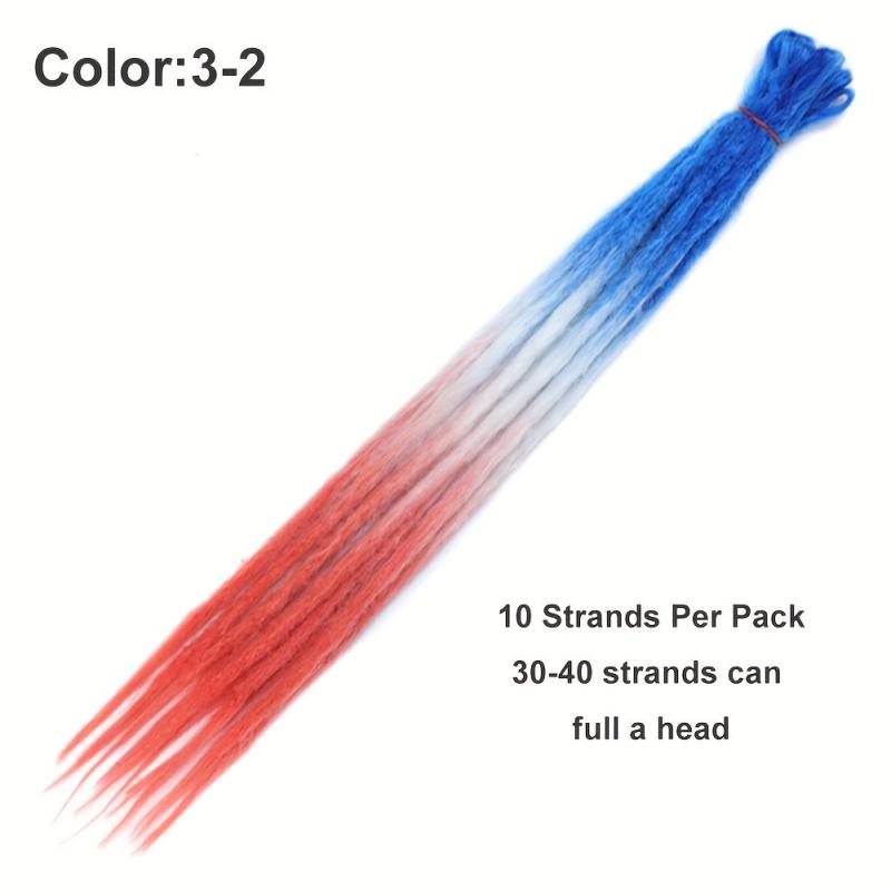 60 96 Cm Synthetic Dreadlock Crochet Braids Hip Hop Style Long Dreads