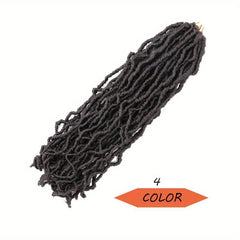 45 72 Cm Soft Locs Crochet Hair Extensions Curly Faux Locs Crochet Braid