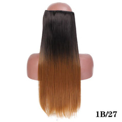 Gradient 5 Barrette Clip In Hair Extensions for Women