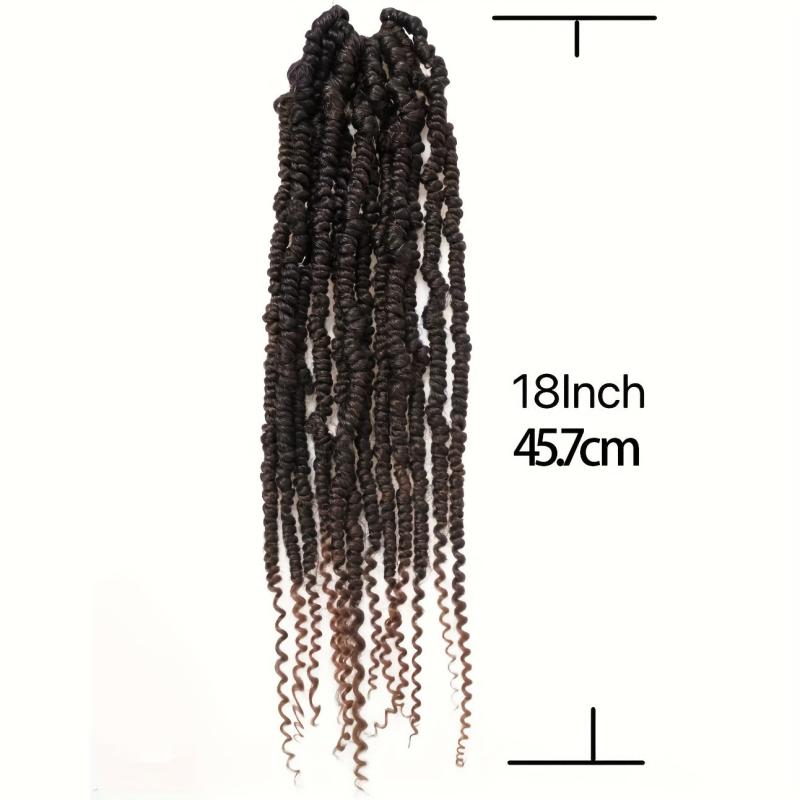 Pre-twisted Passion Twist Godness Braiding Hair Extensions 1B BUG 45 72 Cm