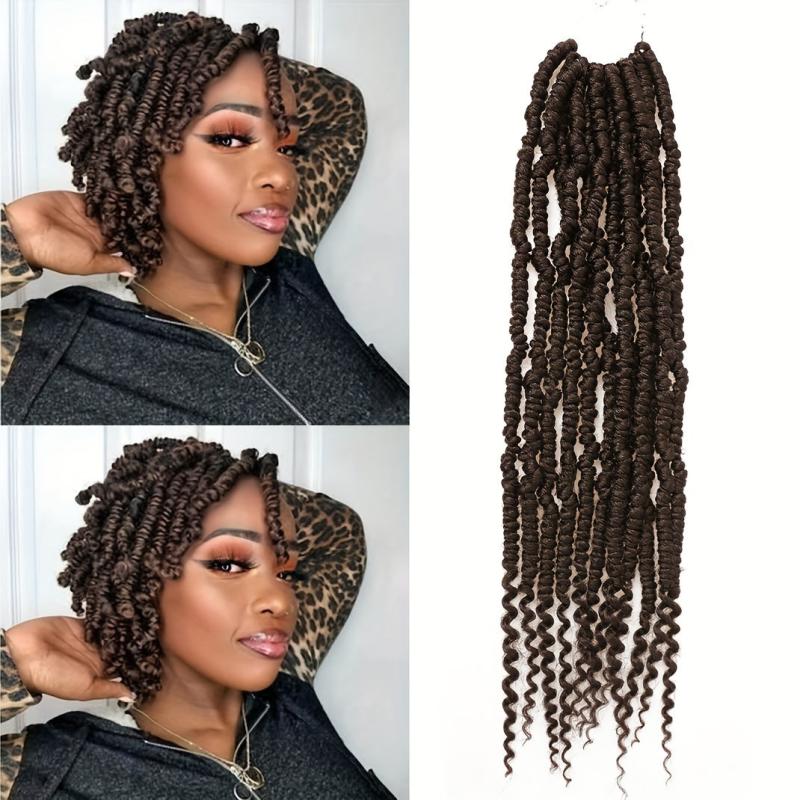Pre-twisted Passion Twist Godness Braiding Hair Extensions 1B BUG 45 72 Cm
