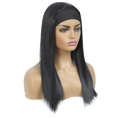 Short Straight Synthetic Glueless Headband Wig for Women