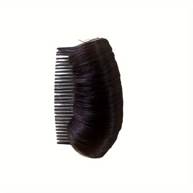 Hair Pad with Comb Synthetic Hair Extensions for Daily Use