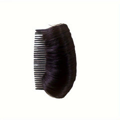 Hair Pad with Comb Synthetic Hair Extensions for Daily Use
