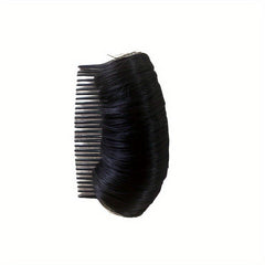 Hair Pad with Comb Synthetic Hair Extensions for Daily Use