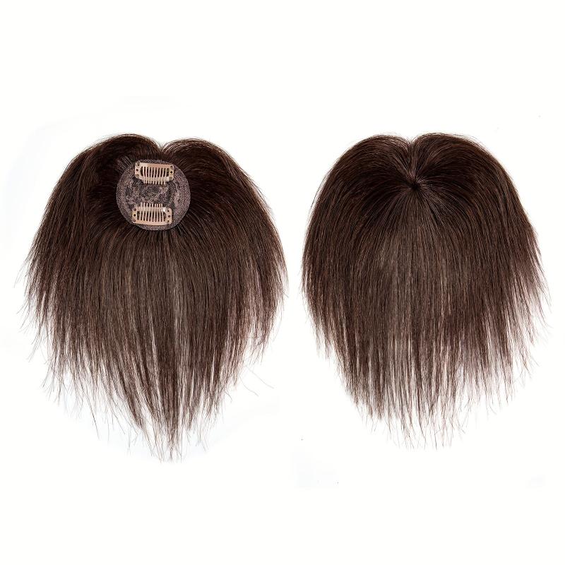 6x6 Lace Topper Straight Human Hair Clip In Extensions