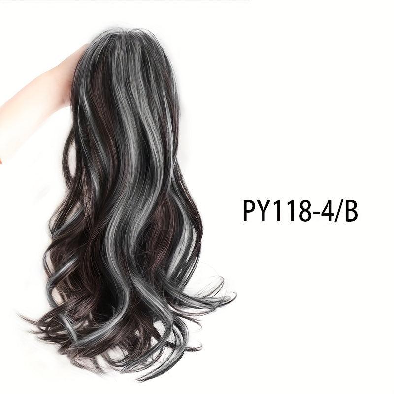 Curly Wavy Synthetic Ponytail Extension Claw Clip Tails for Women 35-56cm