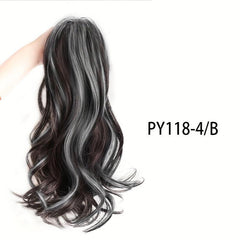 Curly Wavy Synthetic Ponytail Extension Claw Clip Tails for Women 35-56cm