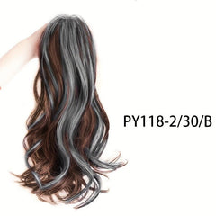Curly Wavy Synthetic Ponytail Extension Claw Clip Tails for Women 35-56cm
