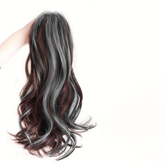 Curly Wavy Synthetic Ponytail Extension Claw Clip Tails for Women 35-56cm