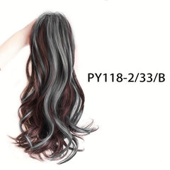 Curly Wavy Synthetic Ponytail Extension Claw Clip Tails for Women 35-56cm