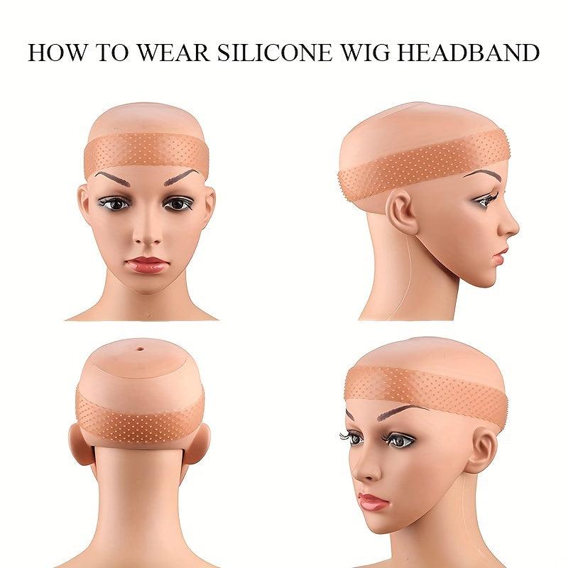 Silicone Grip Wig Hair Band Adjustable Non Slip Wig Headband
